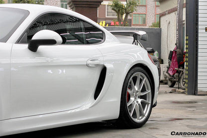 Alerón de maletero estilo Porsche 981 Cayman TA Carbonado 2012-2016