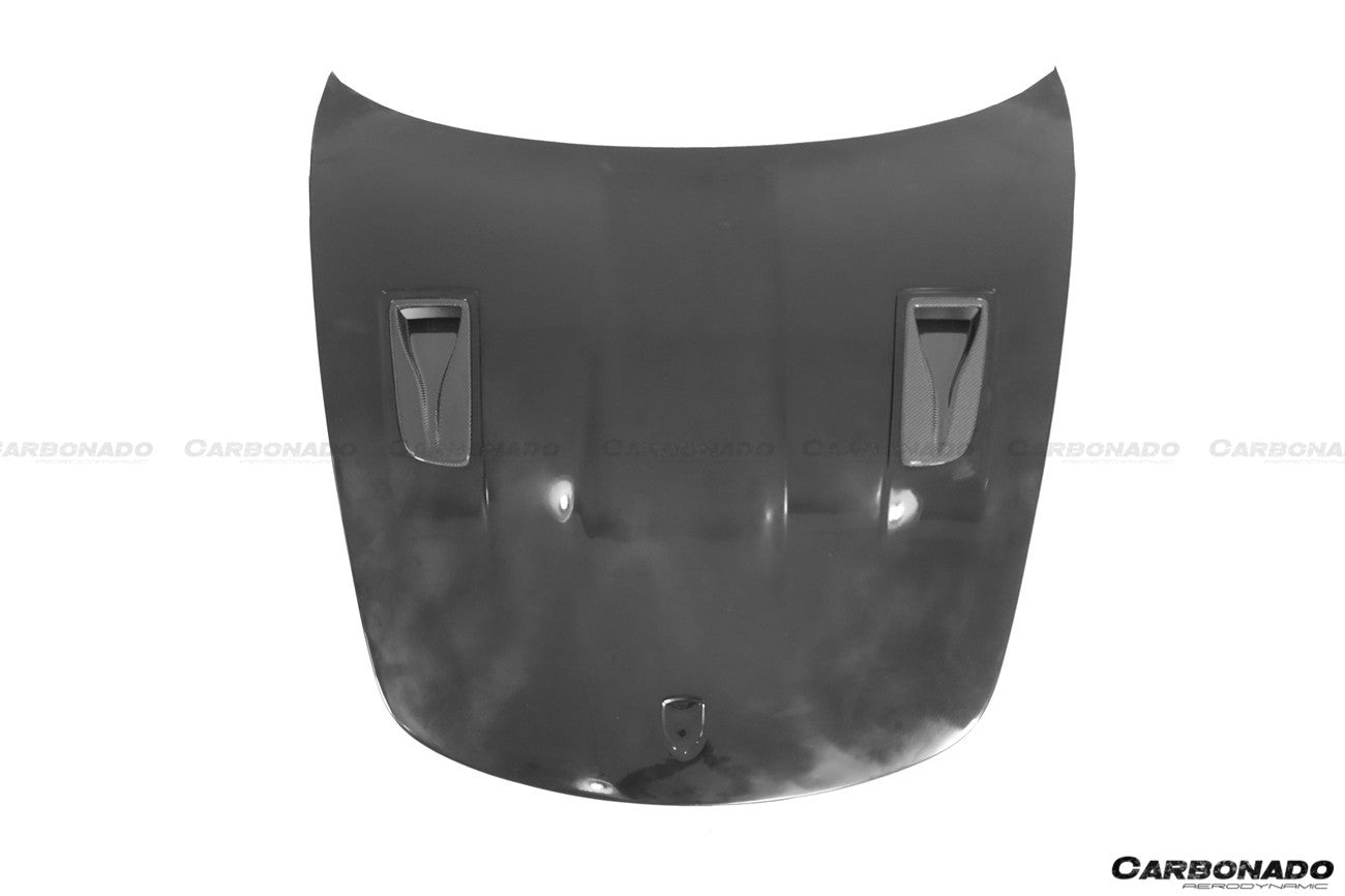 Capó de fibra de carbono estilo Porsche Carrera 911 997 Turbo Cayman Boxster 987 GT2RS (2005-2012)