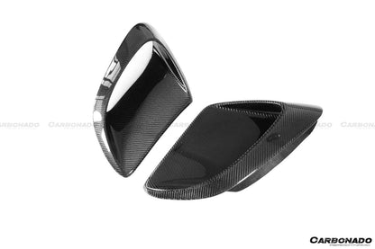 Entradas de aire laterales de fibra de carbono estilo Porsche 911 991 Turbo S GT2RS Carbonado 2013-2019
