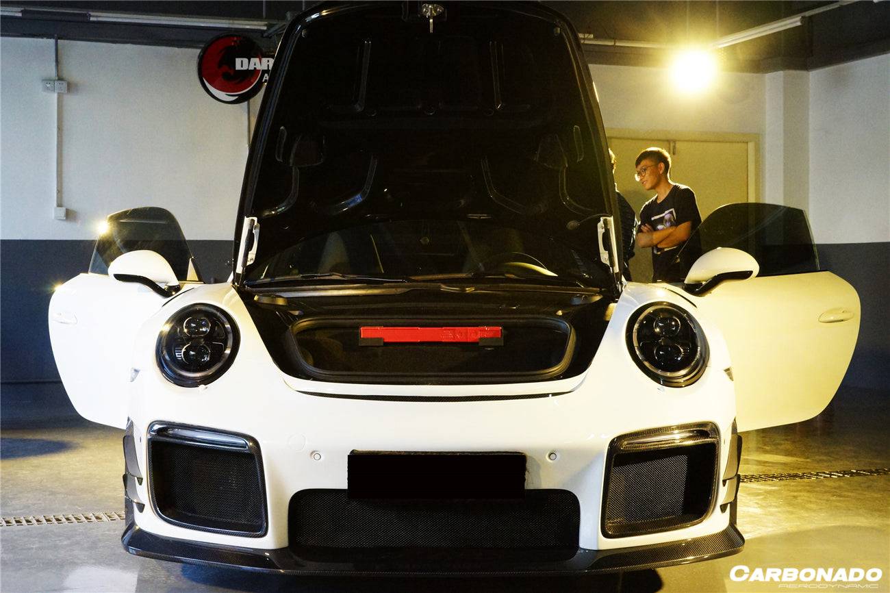 Carbonado 2013-2019 Porsche 991 Turbo    S GT2RS Style Front Bumper and Fender
