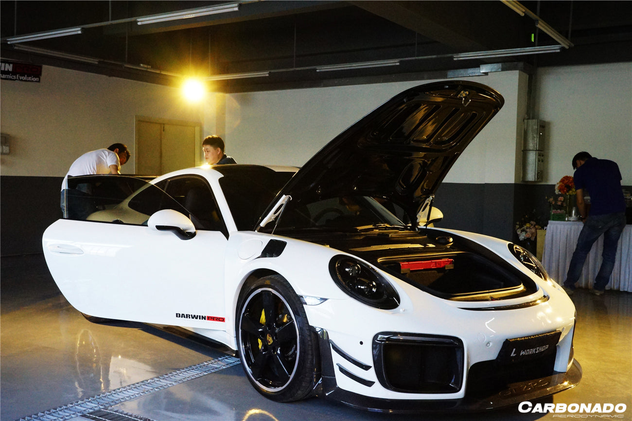 Carbonado 2013-2019 Porsche 991 Turbo    S GT2RS Style Front Bumper and Fender