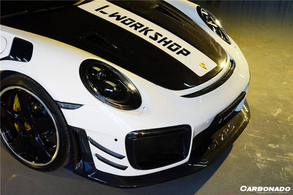 Carbonado 2013-2019 Porsche 991 Turbo    S GT2RS Style Front Bumper and Fender
