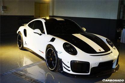 Carbonado 2013-2019 Porsche 911 991-2 Turbo S OEM Style Carbon Fiber Quarter Panel Side Scoops