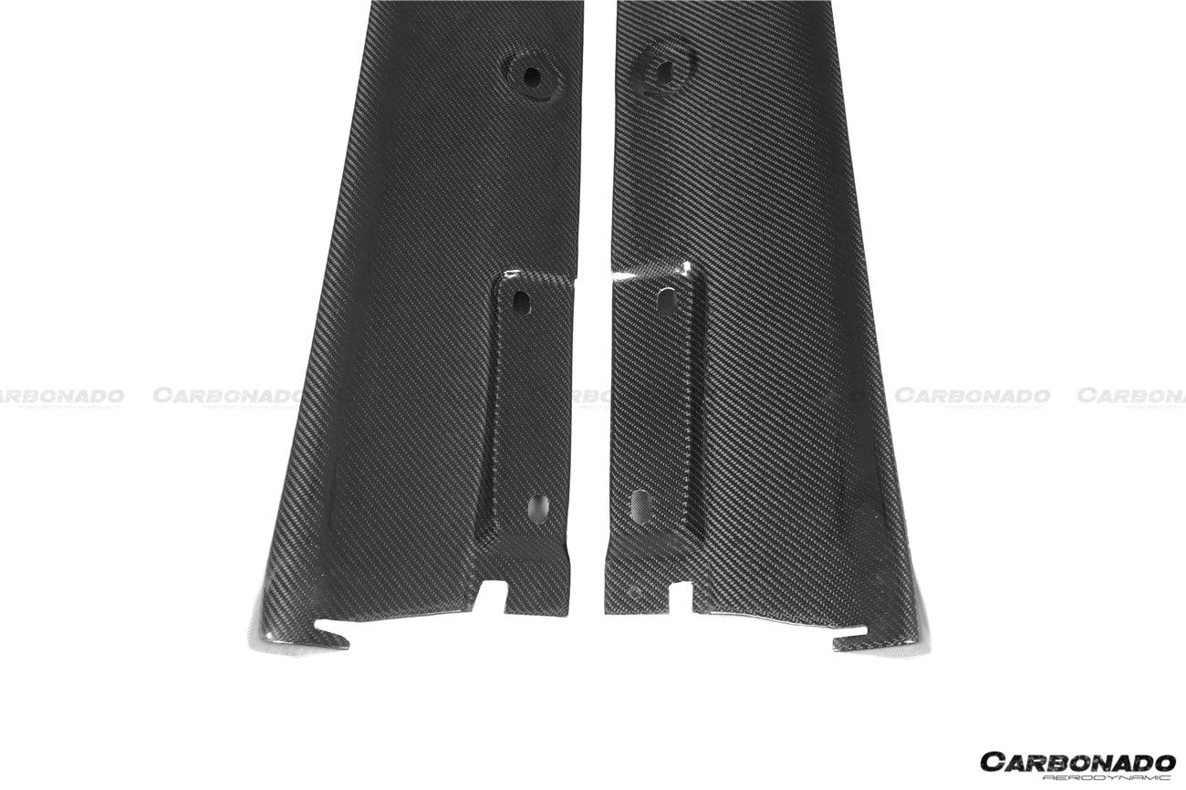 Faldones laterales estilo Porsche 911 991 Turbo S GT2RS Carbonado 2013-2019