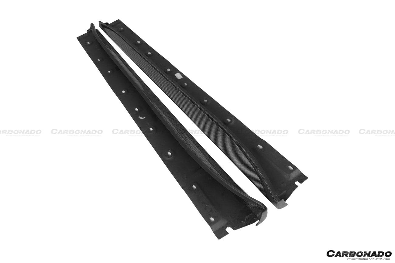 Faldones laterales estilo Porsche 911 991 Turbo S GT2RS Carbonado 2013-2019