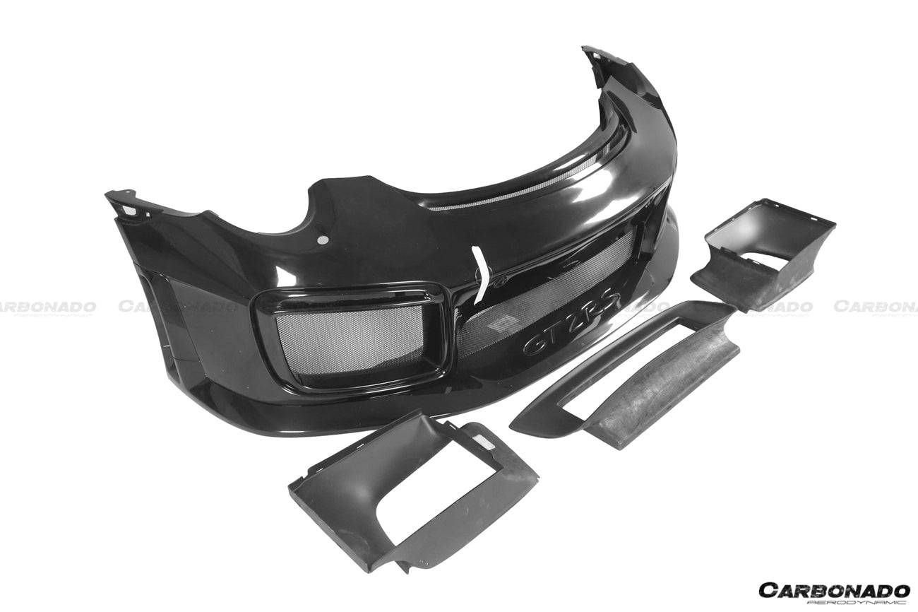 Carbonado 2013-2019 Porsche 991 Turbo    S GT2RS Style Front Bumper and Fender