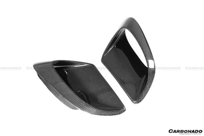 Entradas de aire laterales de fibra de carbono estilo Porsche 911 991 Turbo S GT2RS Carbonado 2013-2019
