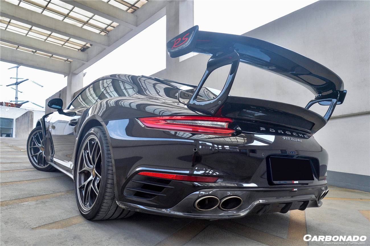 Alerón de maletero estilo Porsche 911 991 Turbo S GT2RS Carbonado 2013-2019