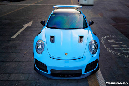 Carbonado 2013-2019 Porsche 991 Turbo    S GT2RS Style Front Bumper and Fender