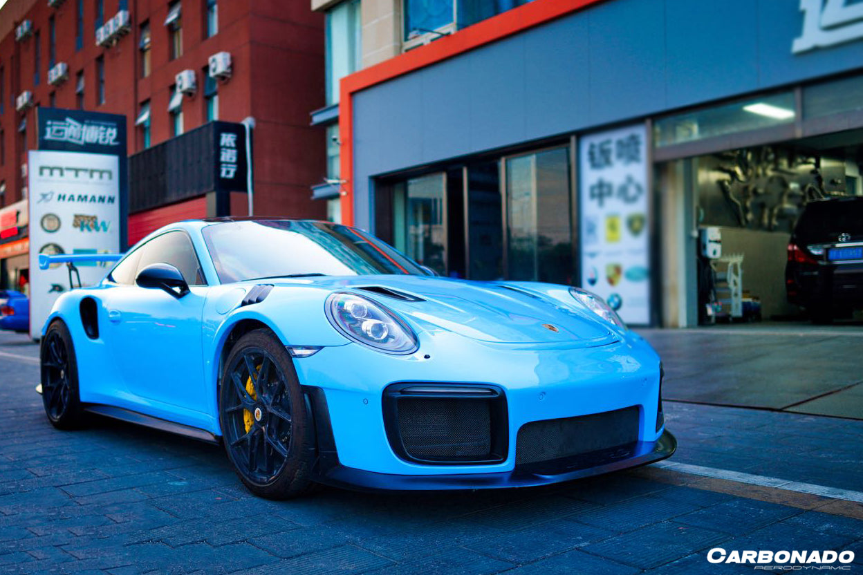 Faldones laterales estilo Porsche 911 991 Turbo S GT2RS Carbonado 2013-2019