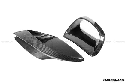 Entradas de aire laterales de fibra de carbono estilo Porsche 911 991 Turbo S GT2RS Carbonado 2013-2019