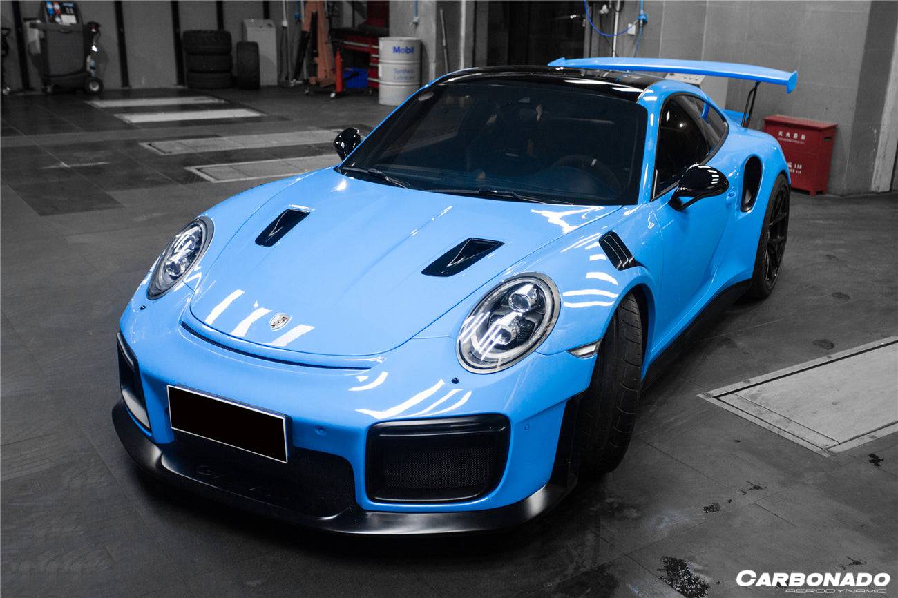 Carbonado 2013-2019 Porsche 991 Turbo    S GT2RS Style Front Bumper and Fender