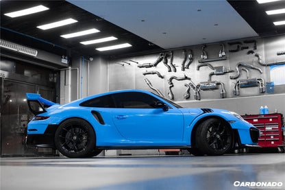 Carbonado 2013-2019 Porsche 911 991-2 Turbo S OEM Style Carbon Fiber Quarter Panel Side Scoops