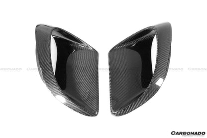 Entradas de aire laterales de fibra de carbono estilo Porsche 911 991 Turbo S GT2RS Carbonado 2013-2019