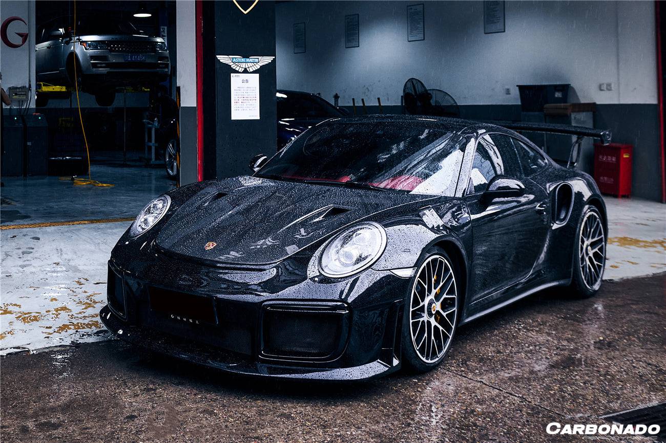 Carbonado 2013-2019 Porsche 991 Turbo    S GT2RS Style Front Bumper and Fender