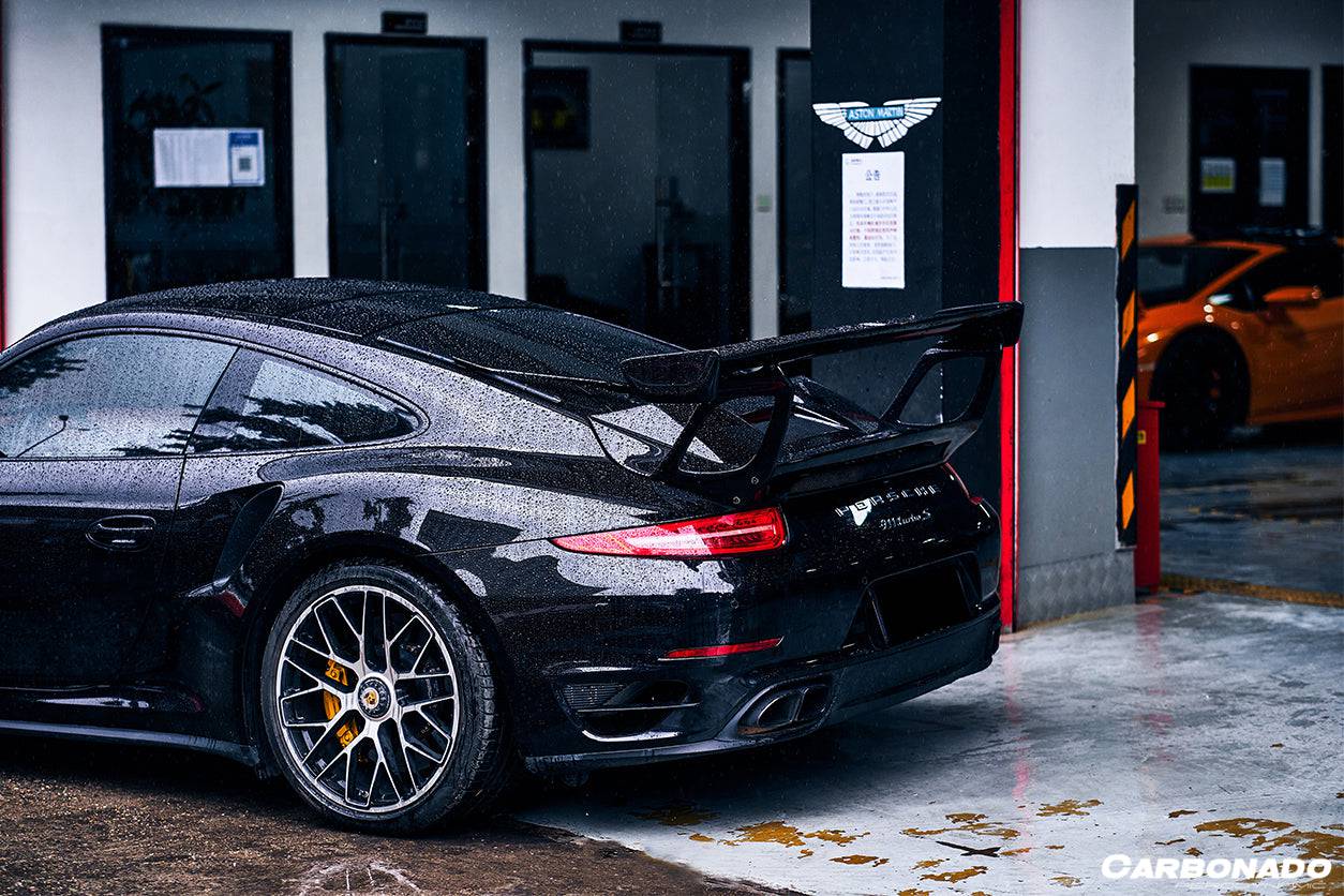 Alerón de maletero estilo Porsche 911 991 Turbo S GT2RS Carbonado 2013-2019