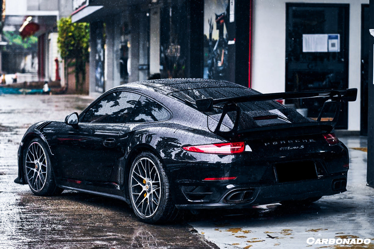 Alerón de maletero estilo Porsche 911 991 Turbo S GT2RS Carbonado 2013-2019