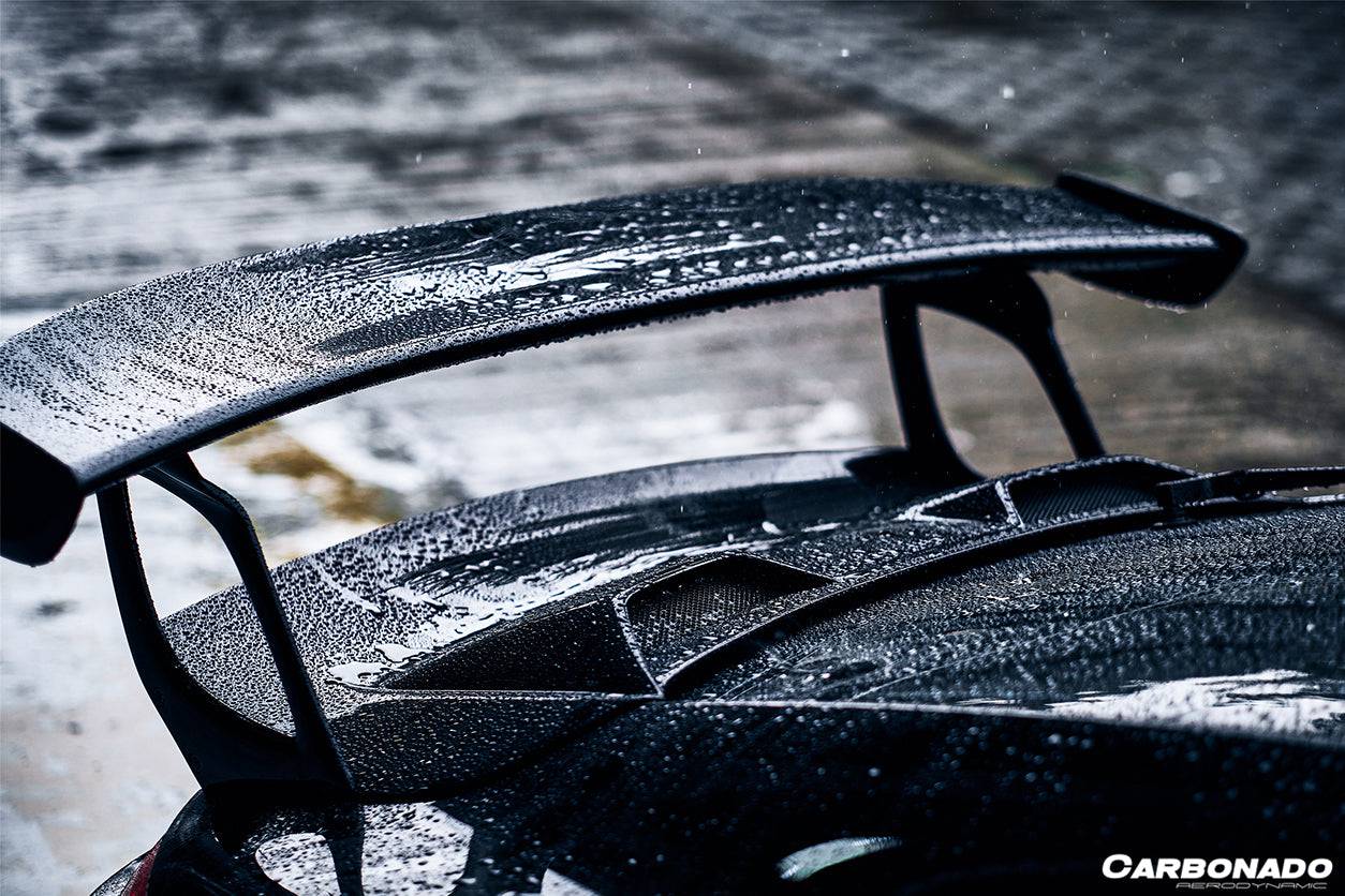 Alerón de maletero estilo Porsche 911 991 Turbo S GT2RS Carbonado 2013-2019