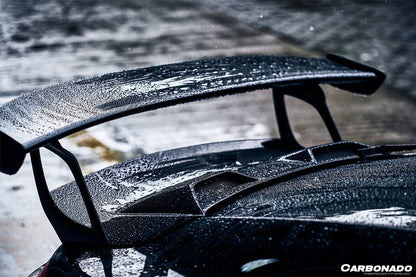 Alerón de maletero estilo Porsche 911 991 Turbo S GT2RS Carbonado 2013-2019