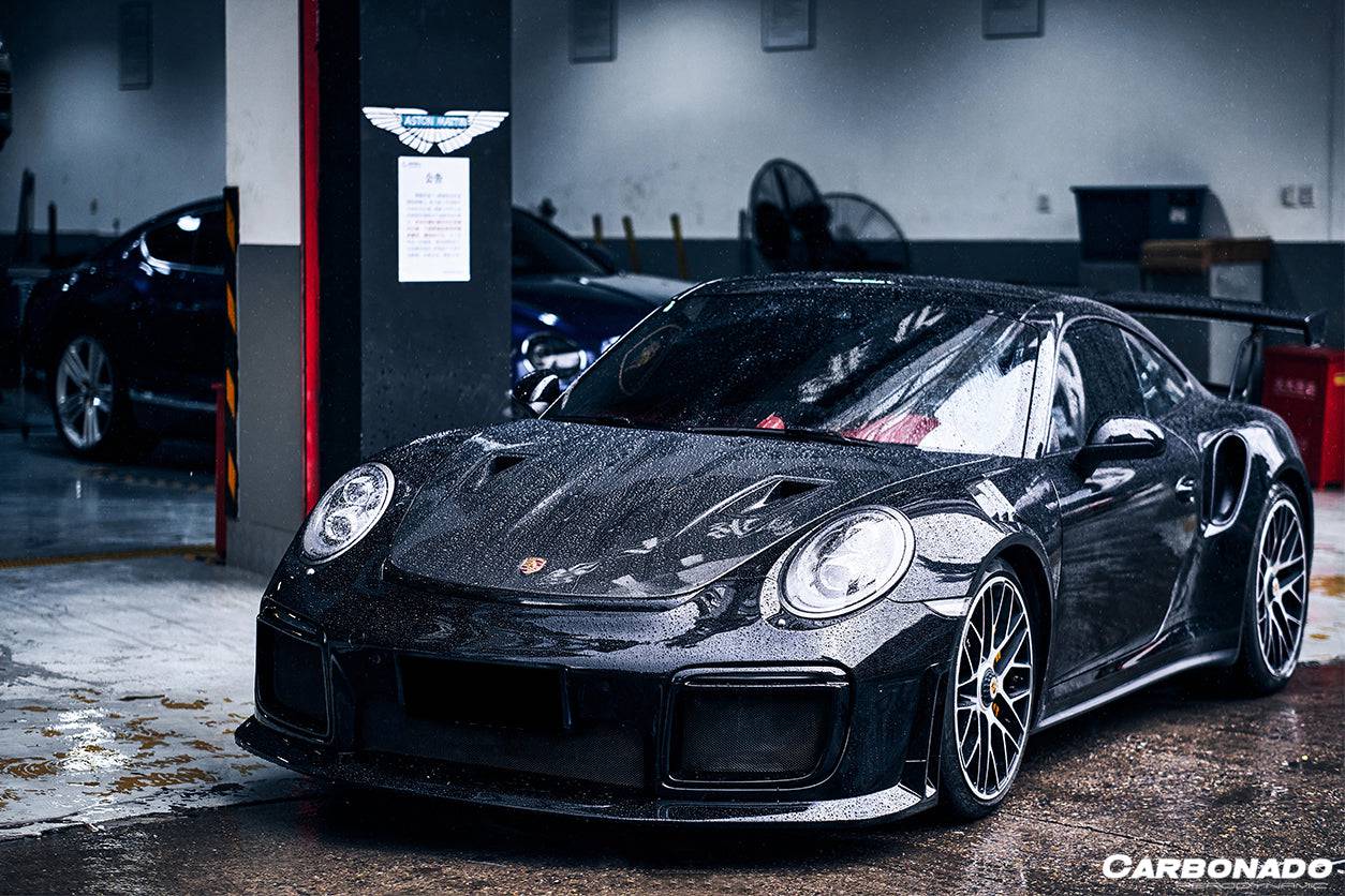 Carbonado 2013-2019 Porsche 991 Carrera    Targa S    4   4s GT2RS Style Carbon Fiber Hood