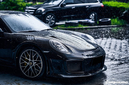 Carbonado 2013-2019 Porsche 991 Carrera    Targa S    4   4s GT2RS Style Carbon Fiber Hood
