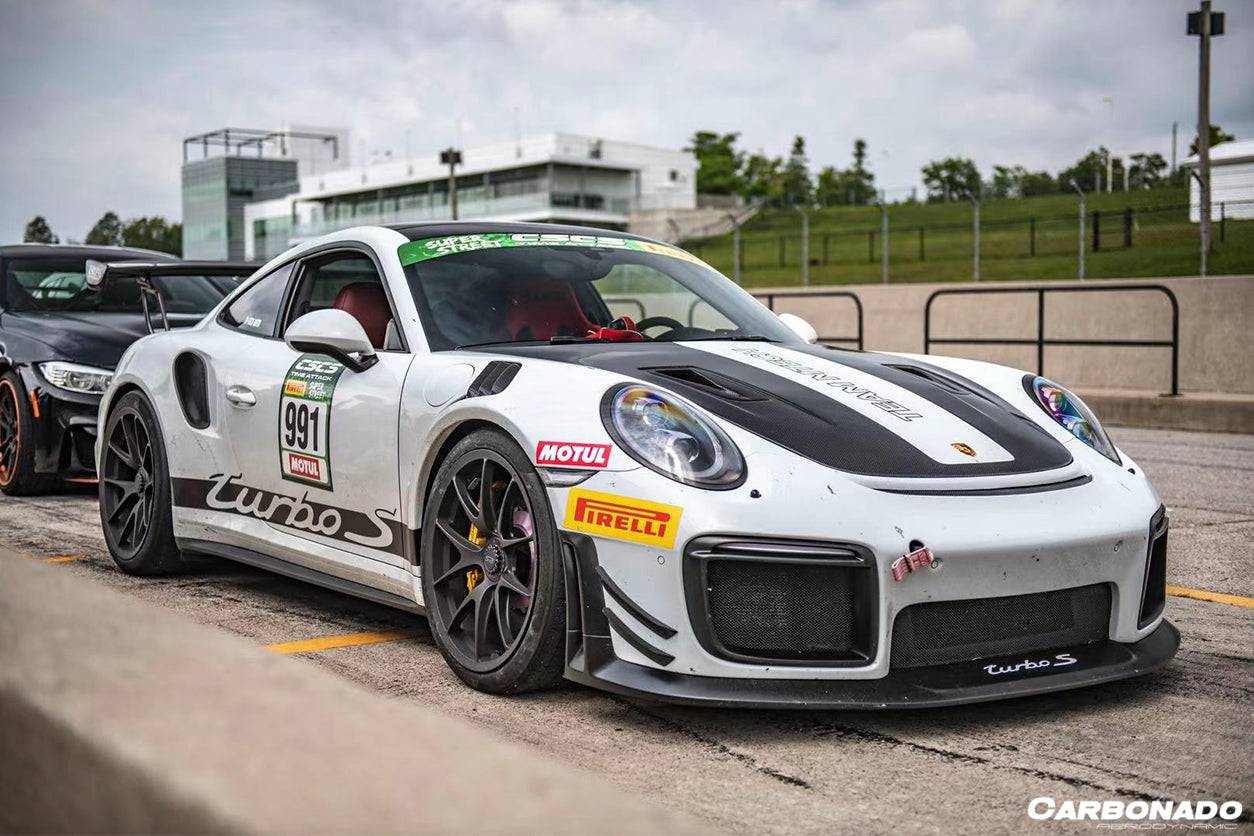 Carbonado 2013-2019 Porsche 991 Carrera    Targa S    4   4s GT2RS Style Carbon Fiber Hood