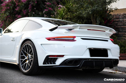 Carbonado 2016-2019 Porsche 911 991.2 Turbo s TP Style Rear Bumper