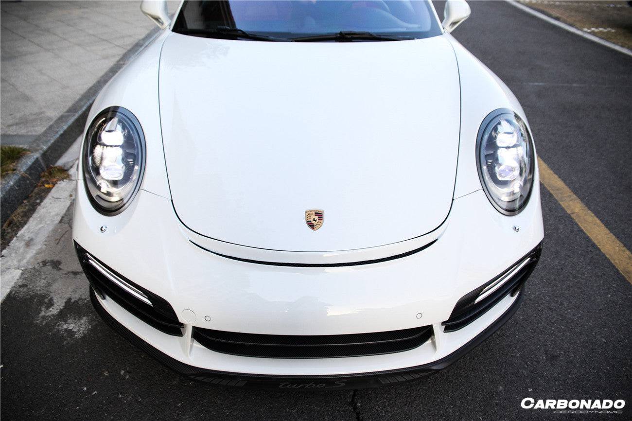 Parachoques delantero estilo TP para Porsche 911 991.2 Turbo s Carbonado 2016-2019