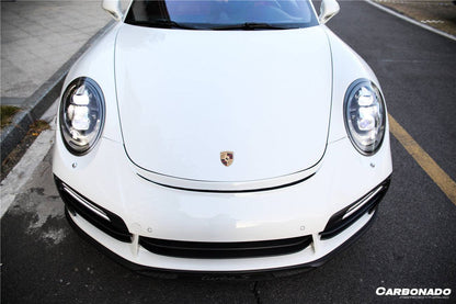 Parachoques delantero estilo TP para Porsche 911 991.2 Turbo s Carbonado 2016-2019