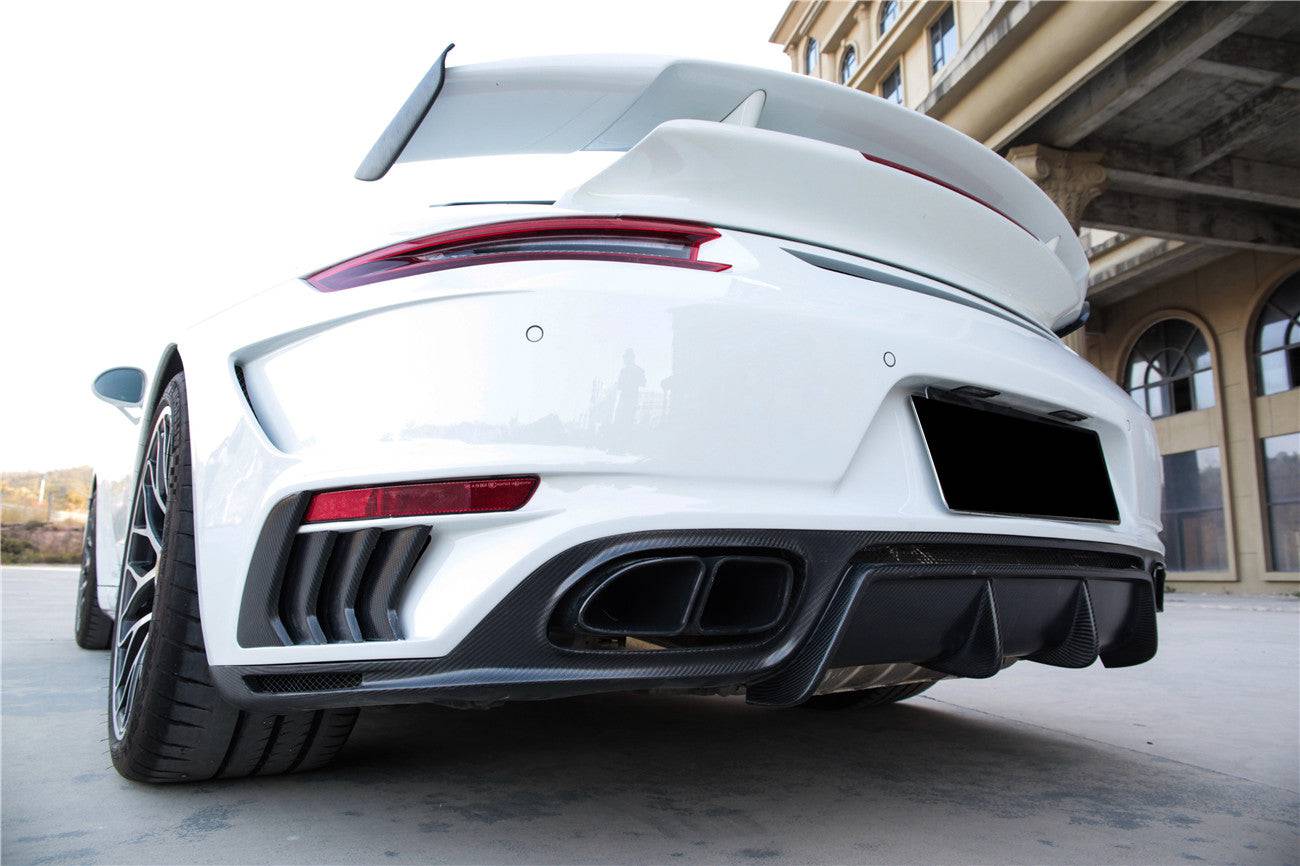 Carbonado 2016-2019 Porsche 911 991.2 Turbo s TP Style Rear Bumper