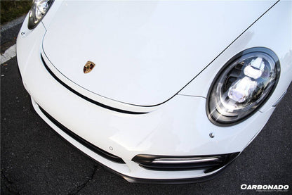 Parachoques delantero estilo TP para Porsche 911 991.2 Turbo s Carbonado 2016-2019