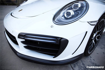 Parachoques delantero estilo TP para Porsche 911 991.2 Turbo s Carbonado 2016-2019