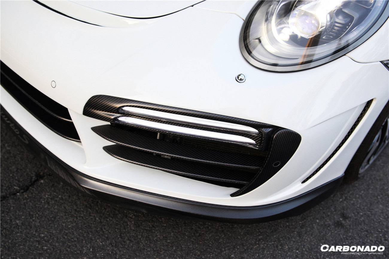 Parachoques delantero estilo TP para Porsche 911 991.2 Turbo s Carbonado 2016-2019