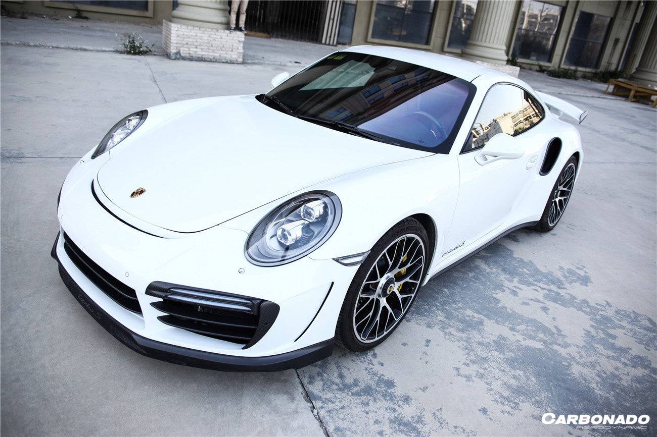 Parachoques delantero estilo TP para Porsche 911 991.2 Turbo s Carbonado 2016-2019