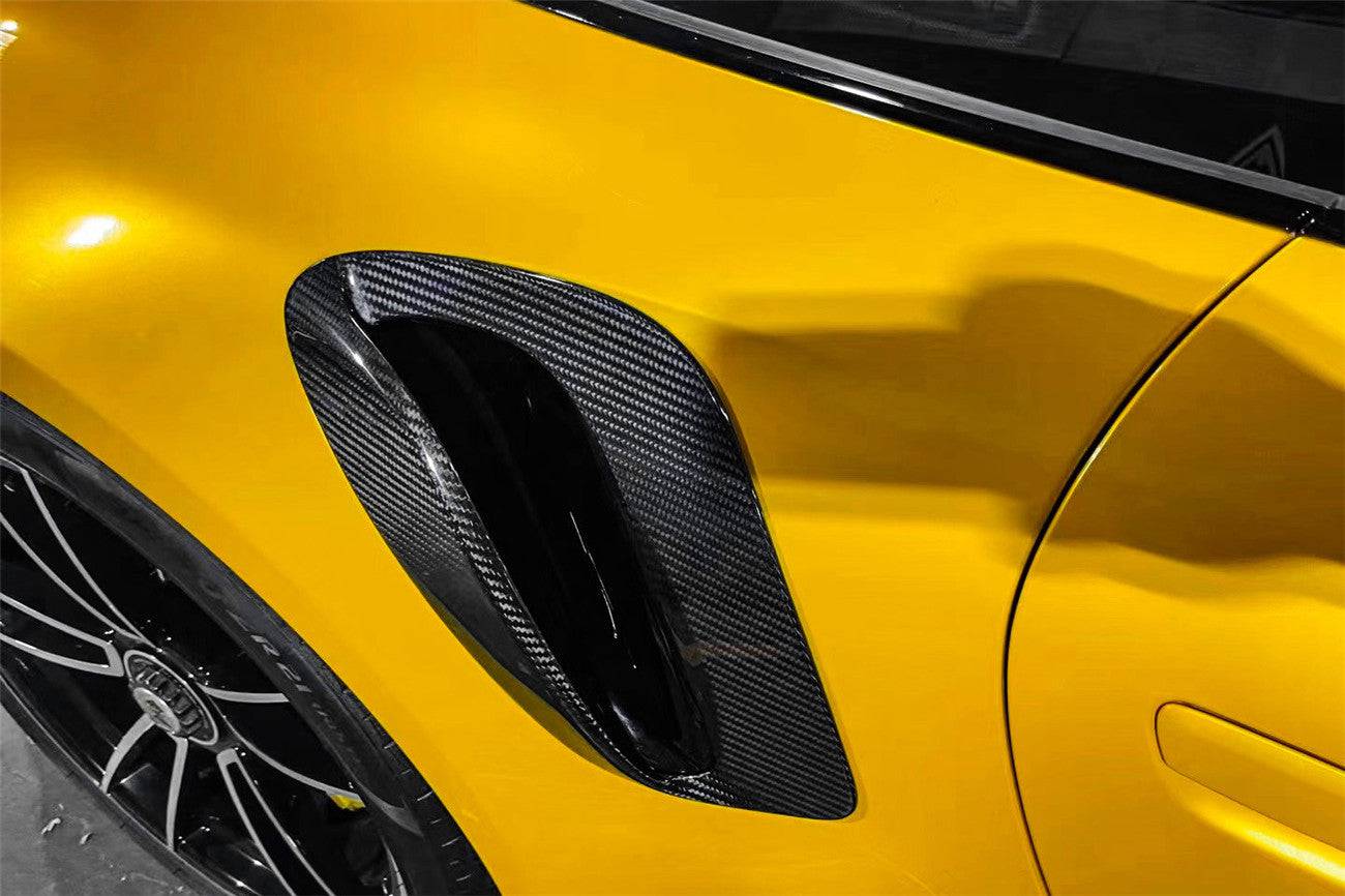 Carbonado 2020-2023 Porsche 911 992 TurboS TA Style DRY Carbon Fiber Quarter Panel Side Scoops