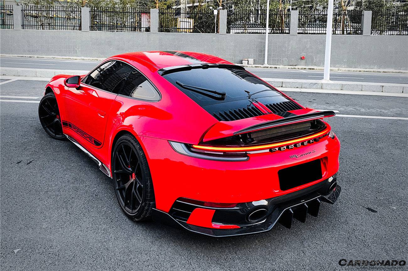 Carbonado 2019-2023 Porsche 911 992 Carrera    S    4    4S TA Style Carbon Fiber Roof Spoiler