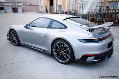 Carbonado 2019-2023 Porsche 911 992 Carrera    S    4    4S TA Style Carbon Fiber Roof Spoiler