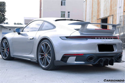 Carbonado 2019-2023 Porsche 911 992 Carrera    S    4    4S TA Style Carbon Fiber Roof Spoiler