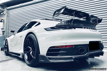 Carbonado 2019-2023 Porsche 911 992 Carrera S 4 4S TA Style Autoclave Carbon Fiber Trunk Spoiler Wing