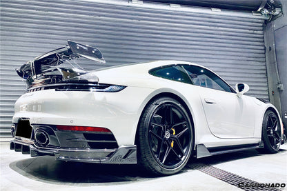 Carbonado 2019-2023 Porsche 911 992 Carrera S 4 4S TA Style Autoclave Carbon Fiber Trunk Spoiler Wing