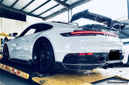 Carbonado 2019-2023 Porsche 911 992 Carrera S 4 4S TA Style Autoclave Carbon Fiber Trunk Spoiler Wing