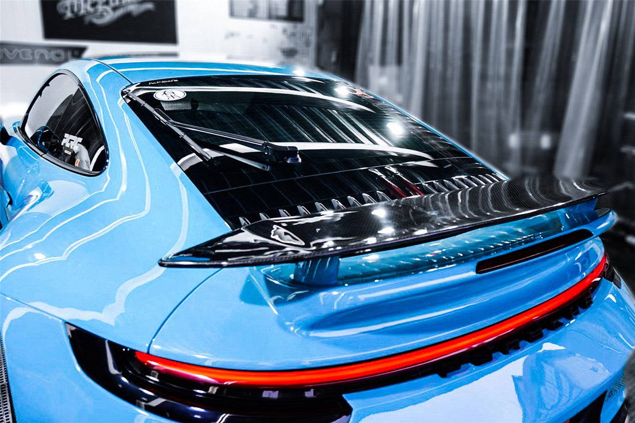 Carbonado 2019-2023 Porsche 911 992 Carrera  S  4  4S  Cabriolet Turbo Style Trunk Spoiler