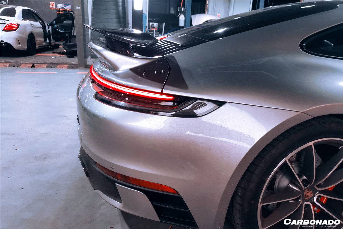 Carbonado 2019-2023 Porsche 911 992 Carrera  S  4  4S  Cabriolet Turbo Style Trunk Spoiler