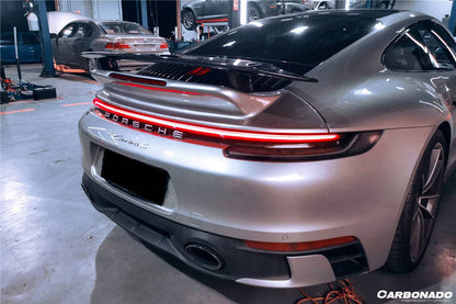 Carbonado 2019-2023 Porsche 911 992 Carrera  S  4  4S  Cabriolet Turbo Style Trunk Spoiler