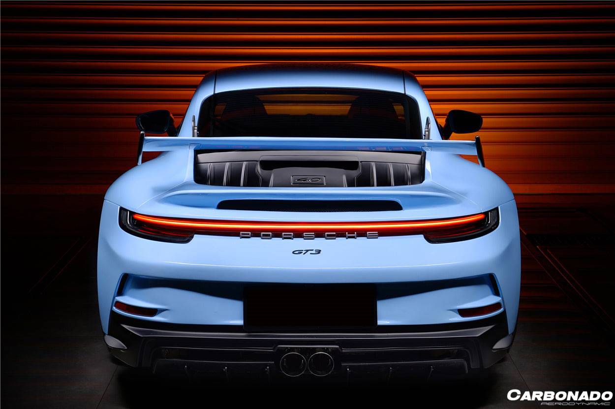 Carbonado 2019-2024 Porsche 911 992 Carrera    S    4S GT3 Style Trunk Spoiler Wing