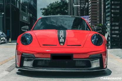 Carbonado 2019-2024 Porsche 911 992 Carrera & S & 4 & 4S & Targa & Turbo S GT3 Style Hood