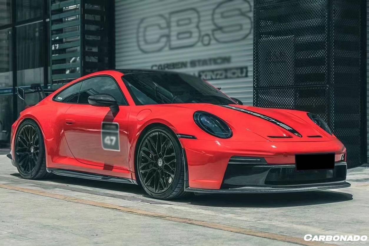 Carbonado 2019-2024 Porsche 911 992 Carrera & S & 4 & 4S & Targa & Turbo S GT3 Style Hood