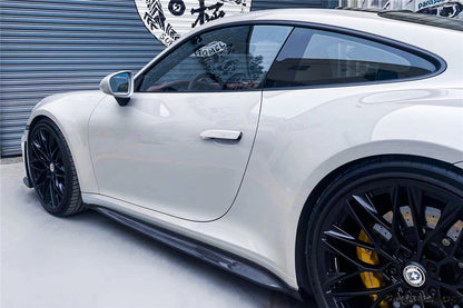 Carbonado 2019-2024 Porsche 911 992 Carrera& S    4    4S    Targa   Cabriolet GT3 Style Side Skirts