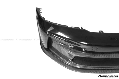 Carbonado 2019-2024 Porsche 911 992 Carrera S 4 4S Targa Cabriolet GT3 estilo parachoques delantero