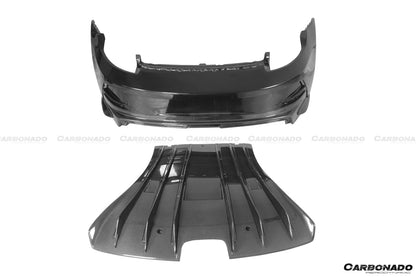 Carbonado 2019-2024 Porsche 911 992 Carrera  S  4  4S  Targa  Cabriolet GT3 Style Rear Bumper